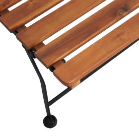 vidaXL Outdoor Deck Chair Solid Acacia Wood