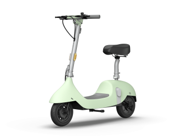 Electric Scooter with Foldable Seat w/35 Miles Operating Range & 15.5mph Max Speed - Green