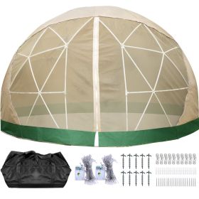 VEVOR Garden Dome Tent, 12'x7' Bubble Dome Tent, Polyester & Mesh Dome House w/ Storage Bag & LED String Light, 8-10 Person Available