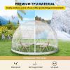 VEVOR 12FT Garden Dome Bubble Tent, Upgraded Geodesic Dome Greenhouse with Transparent TPU Cover and Sand Bags