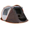 Pop up tent automatic setting camping tent waterproof instant setting tent, with 4 mosquito net windows, handbag, used for hiking, rock climbing