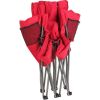 Camping Love Seat Chair; Red; Adult use