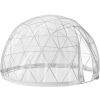 VEVOR 12FT Garden Dome Bubble Tent, Upgraded Geodesic Dome Greenhouse with Transparent TPU Cover and Sand Bags