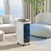 HOMCOM 26" Evaporative Air Cooler with Ice Packs, 3-In-1 Ice Cooling Fan, Portable Swamp Cooler with Water Tank, Timer, 90¬∞ Oscillating, Remote