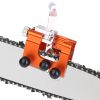 Chainsaw Chain Sharpening Jig Universal Chainsaw Sharpener Kit Hand Crank Chain Sharpener for Electric Saw for Lumberjack Garden Worker