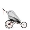 CYBEX ZENO Multisport Hands-Free Running Trailer Seat Pack In Medal Grey