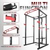 Power Cage Squat Rack Stands Gym Equipment 1000-Pound Capacity Exercise Olympic