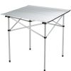 VEVOR Folding Camping Table, Outdoor Portable Side Tables, Lightweight Fold Up Table, Aluminum Ultra Compact Work Table with Carry Bag, For Cooking