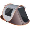 Pop up tent automatic setting camping tent waterproof instant setting tent, with 4 mosquito net windows, handbag, used for hiking, rock climbing