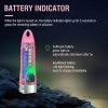 Small Mini Pocket LED Flashlight Torch Keychain Light Rechargeable Lamp BORUiT