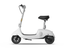 Electric Scooter with Foldable Seat w/35 Miles Operating Range & 15.5mph Max Speed - White