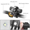 Bike Headlight USB Rechargeable LED Bicycle Front Light IPX6 Waterproof Bicycle Headlight Aluminum Alloy Shell Bike Headlight