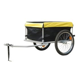 Bike Trailer with Cover 4.9 Cubic Feet