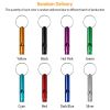 35Pcs Emergency Whistles Extra Loud Aluminum Alloy Whistle with Key Chain Ring for Camping Hiking Hunting Outdoor Sports Emergency Situations