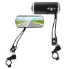 1 pair of handlebar bicycle rearview mirrors, adjustable 360 degree rotatable safety rearview bicycle mirrors