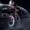 2Pcs 32LEDs Patterns Cycling Lights Rainbow Wheel Tire Flash Lamp