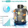 1.5L Large Capacity Portable Hydrogen Water Bottle 6 Min Quick Electrolysis Rechargeable Hydrogen Water Generator For Home Travel Office Gym Workout E