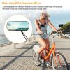 1 pair of handlebar bicycle rearview mirrors, adjustable 360 degree rotatable safety rearview bicycle mirrors