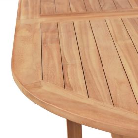 vidaXL Garden Table 180x90x75 cm Solid Teak Wood (Option: as picture)