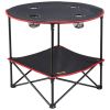 VEVOR Folding Camping Table, Outdoor Portable Side Tables, Lightweight Fold Up Table