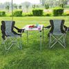 Portable Lumbar Back Camping Chairs for Outdoors